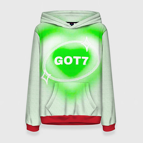 Женская толстовка Got7 сердце / 3D-Красный – фото 1