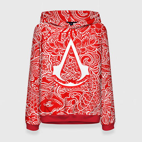 Женская толстовка Assassins Creed shadows / 3D-Красный – фото 1