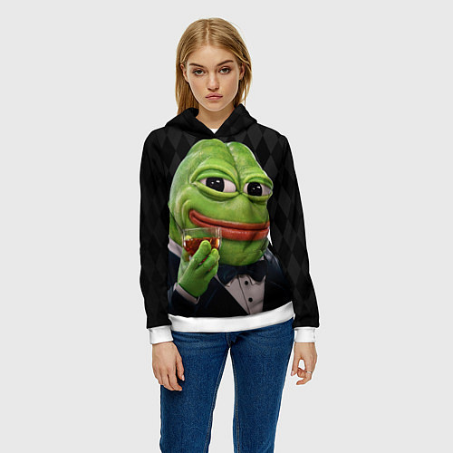 Женская толстовка Pepe - its my dudes / 3D-Белый – фото 3