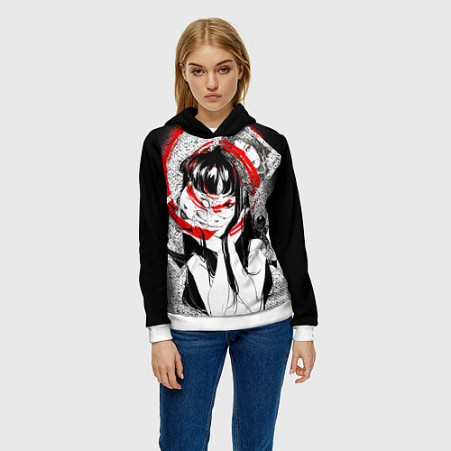 Женская толстовка Uzumaki / 3D-Белый – фото 3