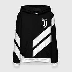 Толстовка-худи женская Juventus line white, цвет: 3D-белый