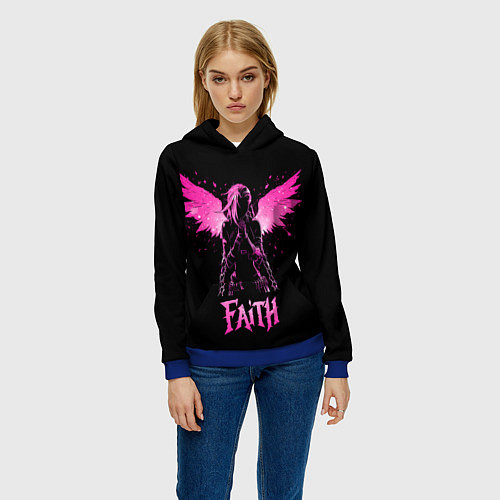 Женская толстовка Jinx faith - Arcane / 3D-Синий – фото 3