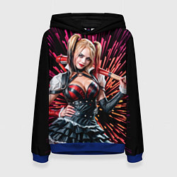 Толстовка-худи женская Harley Quinn, цвет: 3D-синий