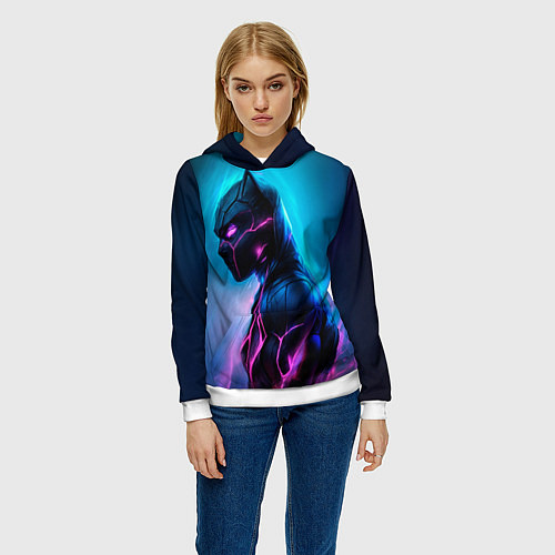 Женская толстовка Black Panther / 3D-Белый – фото 3