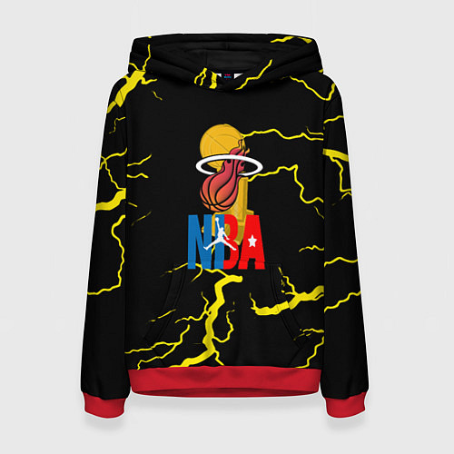 Женская толстовка NBA storm / 3D-Красный – фото 1