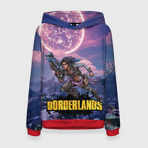 Женская толстовка Borderlands вооружение / 3D-Красный – фото 1