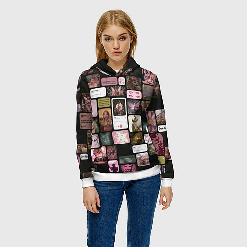 Женская толстовка Melanie Martinez portals / 3D-Белый – фото 3