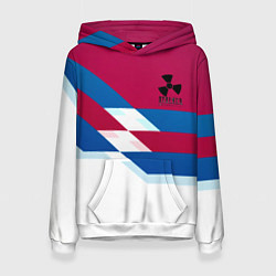 Толстовка-худи женская Stalker geometry, цвет: 3D-белый