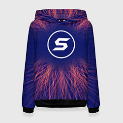 Толстовка-худи женская Skillet red energy, цвет: 3D-черный