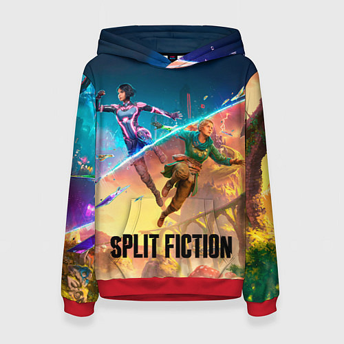 Женская толстовка Главные герои Split fiction / 3D-Красный – фото 1
