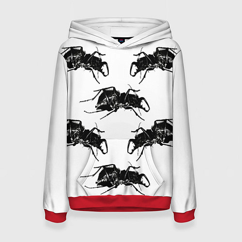 Женская толстовка Mezzanine / 3D-Красный – фото 1