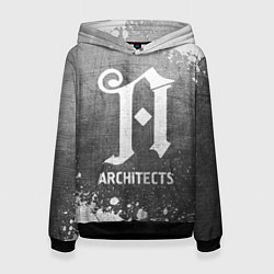 Толстовка-худи женская Architects - grey gradient, цвет: 3D-черный