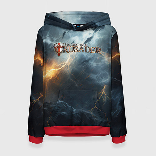 Женская толстовка Stronghold сrusader крестовый гром / 3D-Красный – фото 1