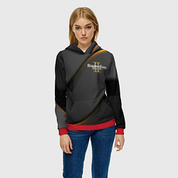 Толстовка-худи женская Игра Kingdom Come: Deliverance 2, цвет: 3D-красный — фото 2