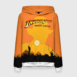 Толстовка-худи женская Indiana Jones and the Great Circle, цвет: 3D-белый