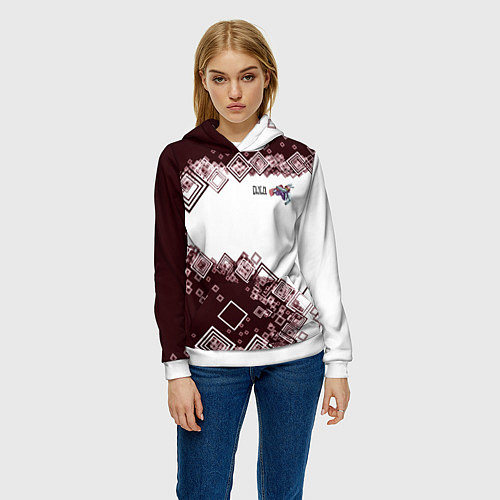 Женская толстовка Снуоборд / 3D-Белый – фото 3
