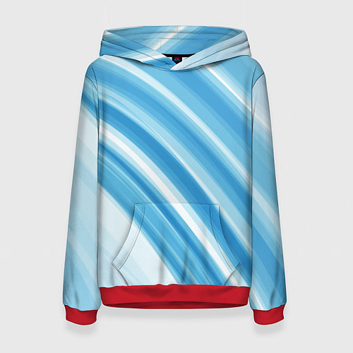 Женская толстовка Акварель / 3D-Красный – фото 1