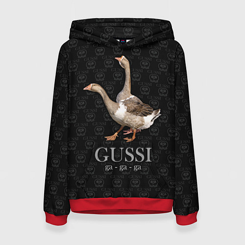 Женская толстовка Гуси га-га-га / 3D-Красный – фото 1