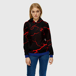 Толстовка-худи женская BMW storm red color, цвет: 3D-синий — фото 2