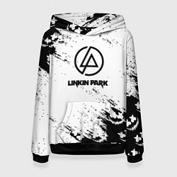 Толстовка-худи женская Marshmello x Linkin park, цвет: 3D-черный