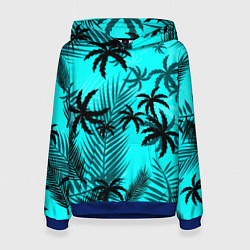 Толстовка-худи женская GTA костюм Томми, цвет: 3D-синий