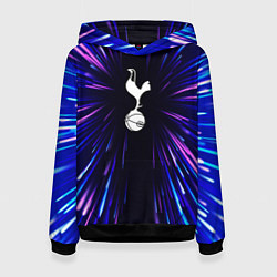 Толстовка-худи женская Tottenham neon energy, цвет: 3D-черный