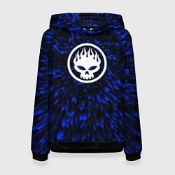 Толстовка-худи женская The Offspring blue energy, цвет: 3D-черный