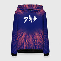 Толстовка-худи женская Akira red energy, цвет: 3D-черный