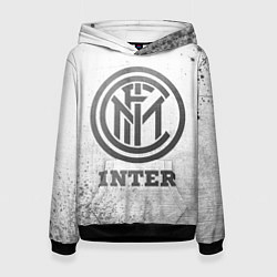 Толстовка-худи женская Inter - white gradient, цвет: 3D-черный