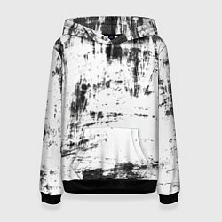 Толстовка-худи женская Color black and white, цвет: 3D-черный