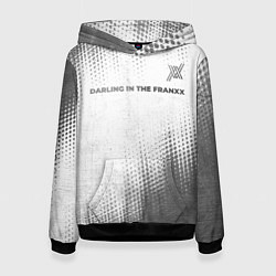 Толстовка-худи женская Darling in the FranXX - white gradient посередине, цвет: 3D-черный