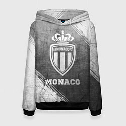 Толстовка-худи женская Monaco - grey gradient, цвет: 3D-черный