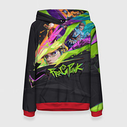 Толстовка-худи женская Fragpunk, цвет: 3D-красный