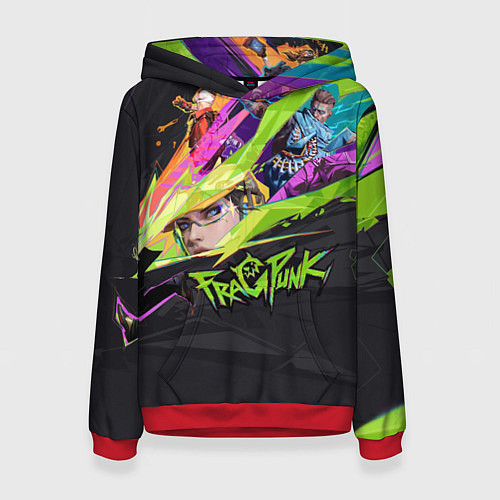 Женская толстовка Fragpunk / 3D-Красный – фото 1