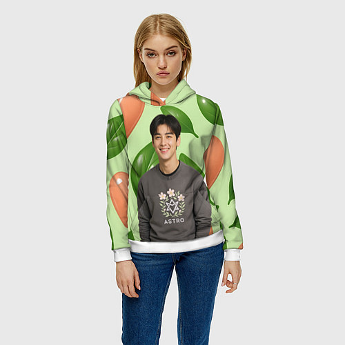 Женская толстовка Ча ЫнУ Astro / 3D-Белый – фото 3