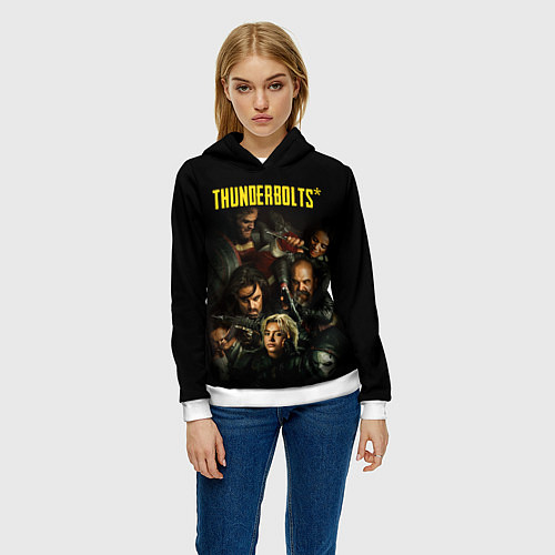 Женская толстовка Thunderbolts / 3D-Белый – фото 3