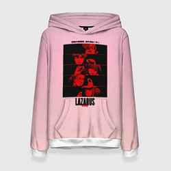Толстовка-худи женская Lazarus Art, цвет: 3D-белый