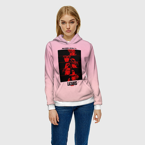 Женская толстовка Lazarus Art / 3D-Белый – фото 3