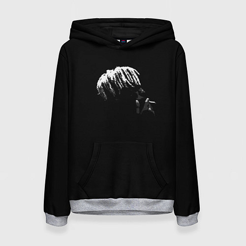 Женская толстовка Xxxtentacion dark / 3D-Меланж – фото 1