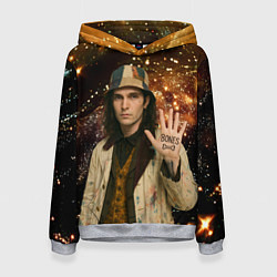 Толстовка-худи женская Bones в панаме, цвет: 3D-меланж