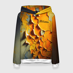 Толстовка-худи женская Peeling plaster - Milano, цвет: 3D-белый