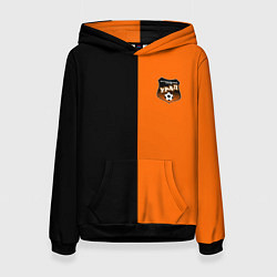 Толстовка-худи женская ФК Урал - два цвета, цвет: 3D-черный