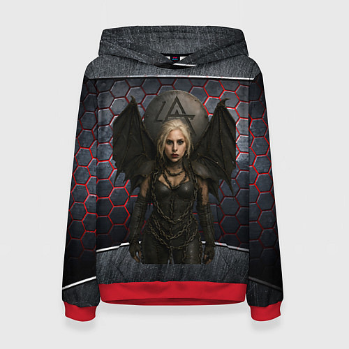 Женская толстовка Леди Гага в стиле вампирши / 3D-Красный – фото 1