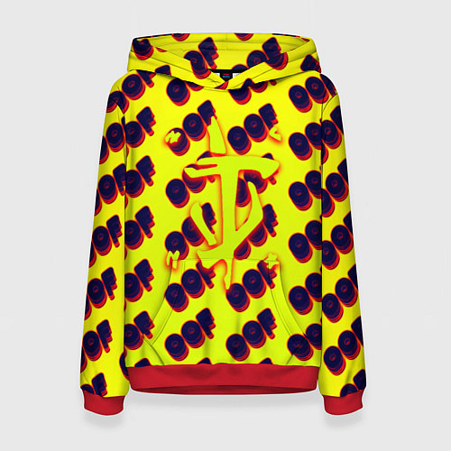 Женская толстовка Doom off / 3D-Красный – фото 1