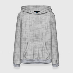 Толстовка-худи женская Светлый серый текстурированный, цвет: 3D-меланж