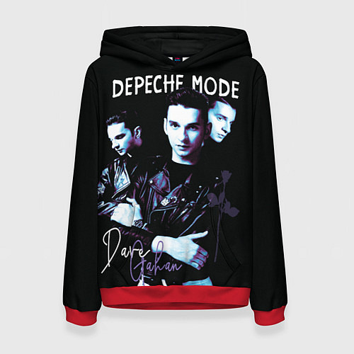 Женская толстовка Dave Gahan Depeche Mode rose / 3D-Красный – фото 1