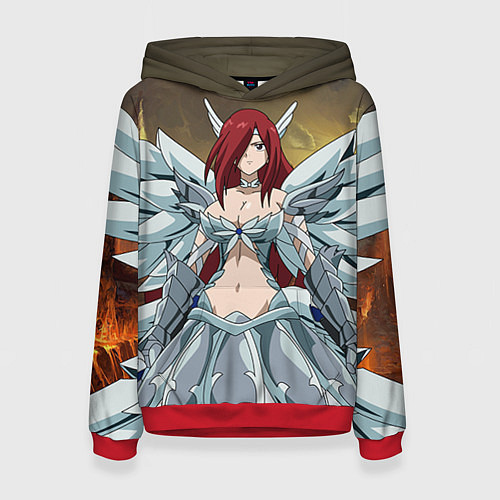 Женская толстовка Fairy tail / 3D-Красный – фото 1