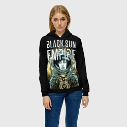 Толстовка-худи женская Black Sun Empire, цвет: 3D-черный — фото 2