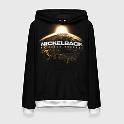 Толстовка-худи женская Nickelback: No fixed address, цвет: 3D-белый