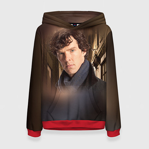 Женская толстовка Бенедикт Камбербэтч 1 / 3D-Красный – фото 1